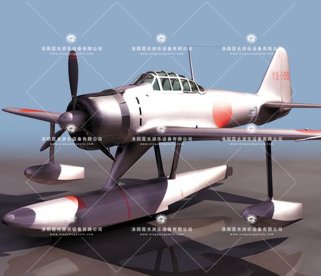 白碱滩3D模型飞机_